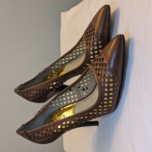 Michael Kors Brown Heels Sz 8.5